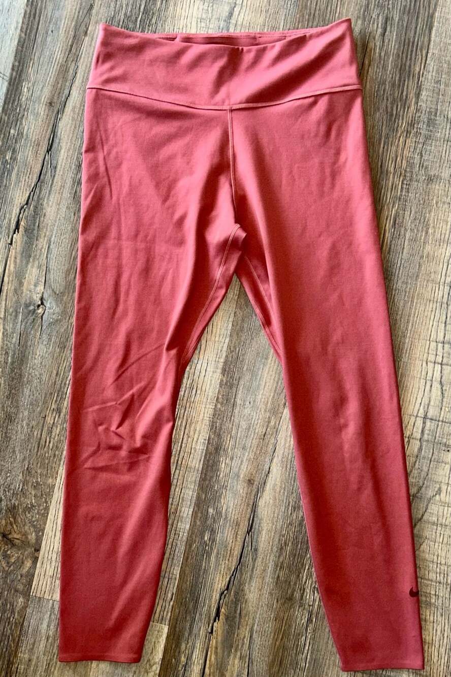 Nike Dri-Fit Women's Pink Athletic Workout Leggings Size L